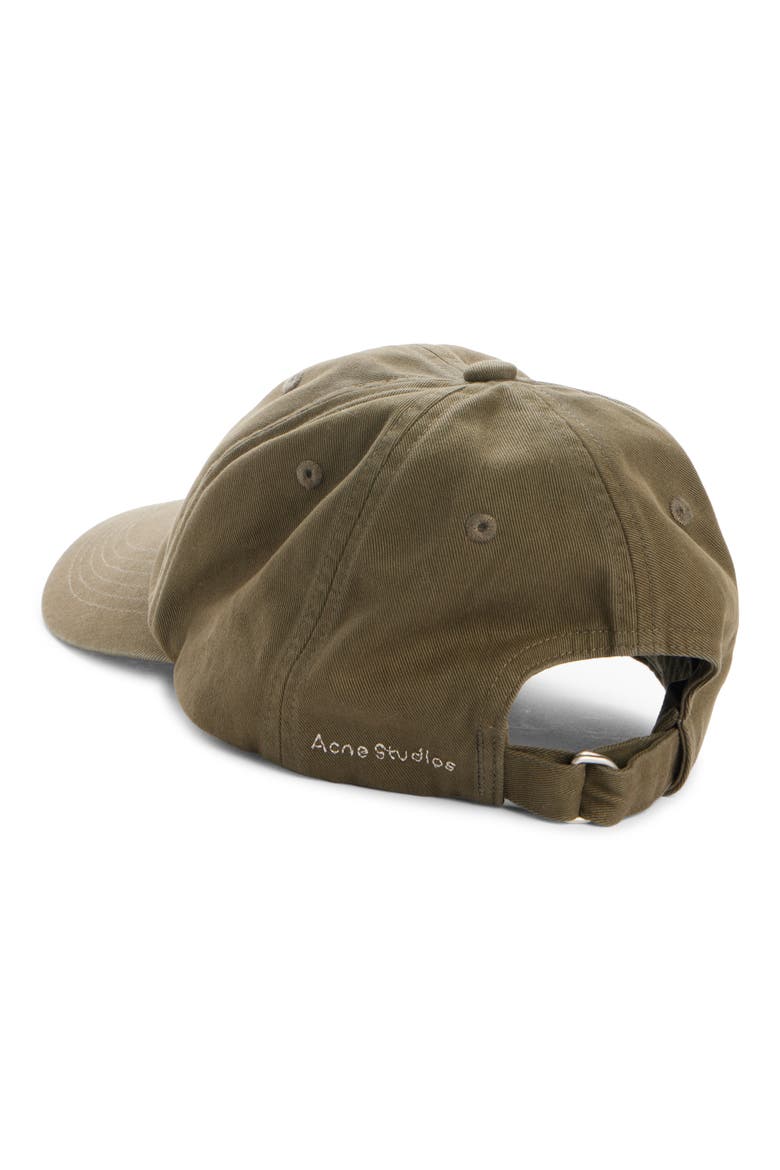 Cunov Face Logo Plate Baseball Cap, Alternate, color, WOOD GREEN