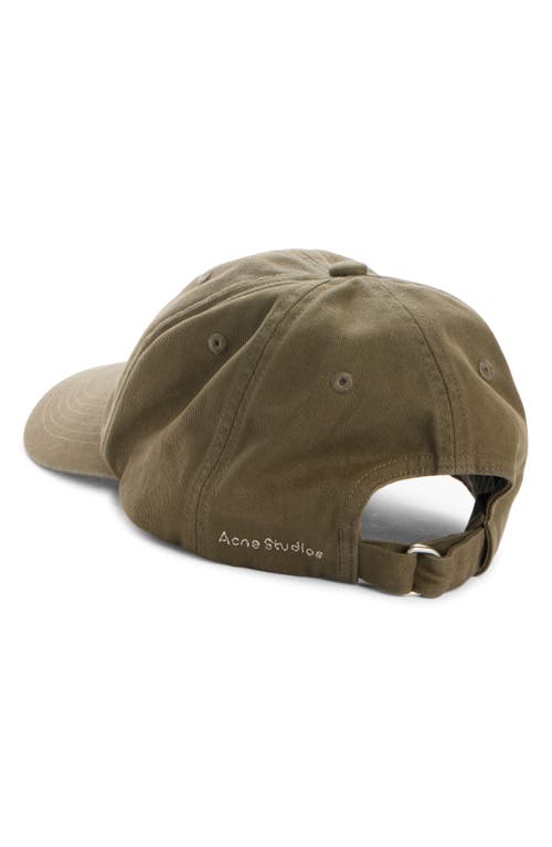 ACNE STUDIOS ACNE STUDIOS CUNOV FACE LOGO PLATE BASEBALL CAP