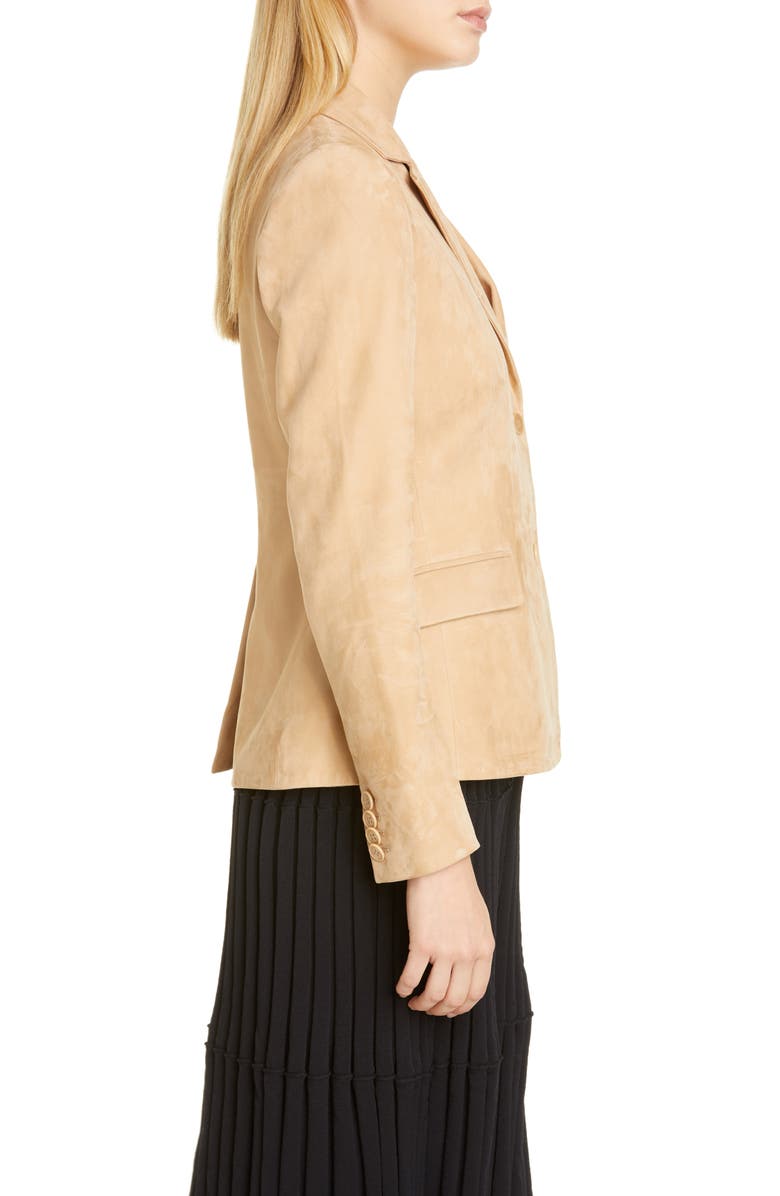 Altuzarra Two-Button Suede Jacket, Alternate, color, 
