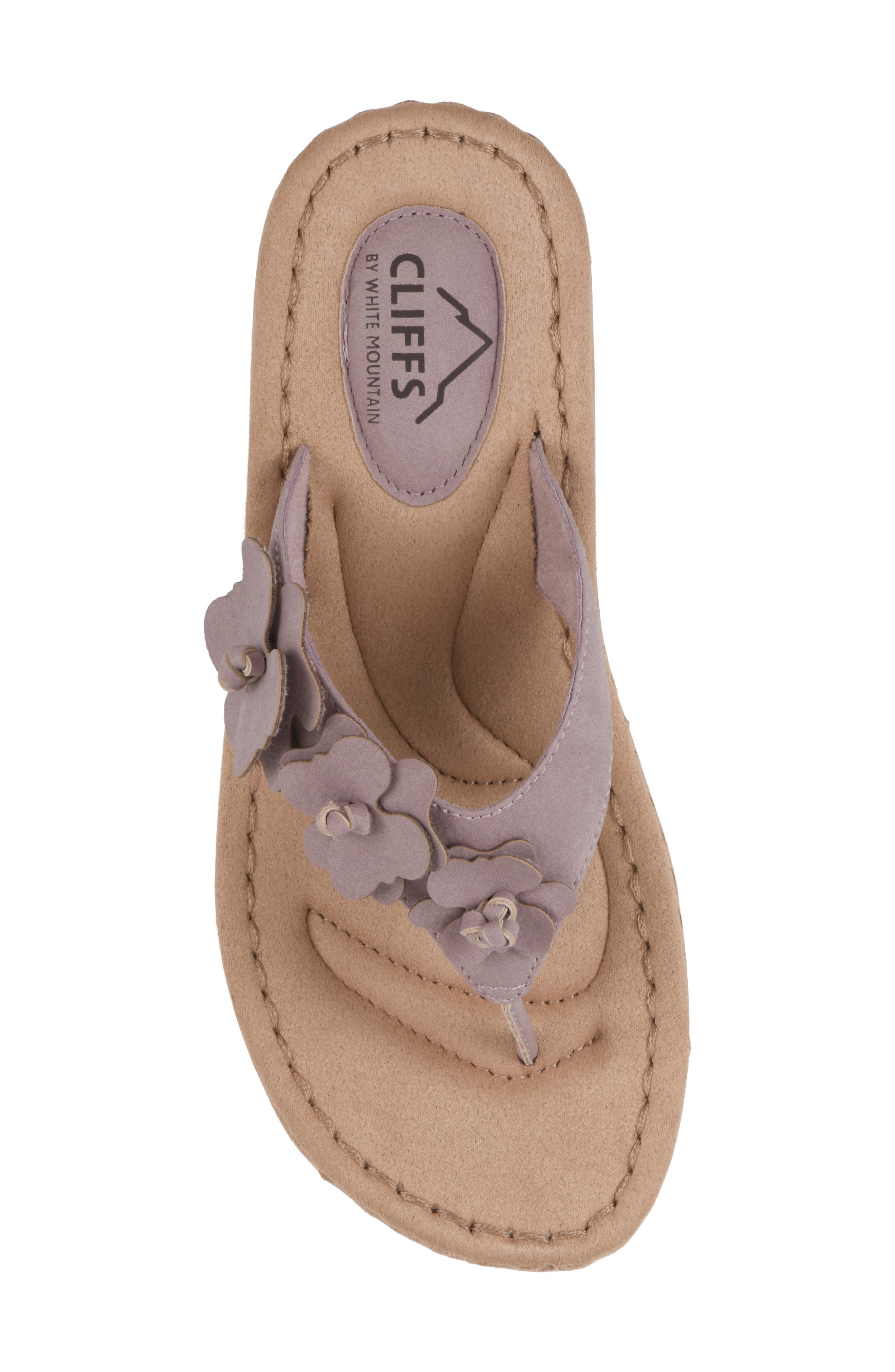 Cassilia Mini Wedge Sandal - Wide Width Available, Alternate, color, LAVENDER/ TUMBLED/ NUBUCK