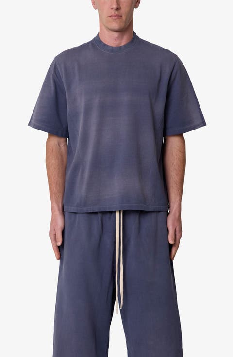 Dart Washed Cotton T-Shirt