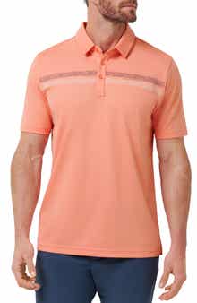 TravisMathew Roaming Routes Chest Stripe Polo