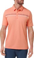 TravisMathew Roaming Routes Chest Stripe Polo