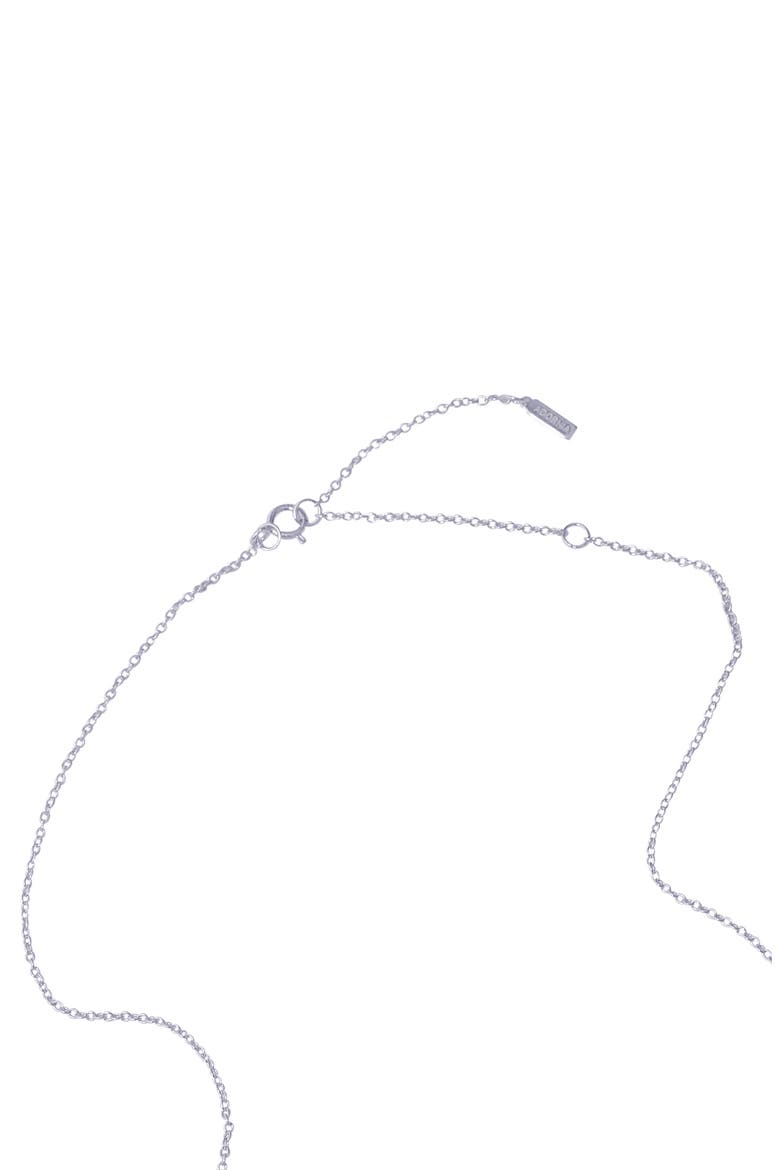 Love Lariat Necklace, Alternate, color, SILVER