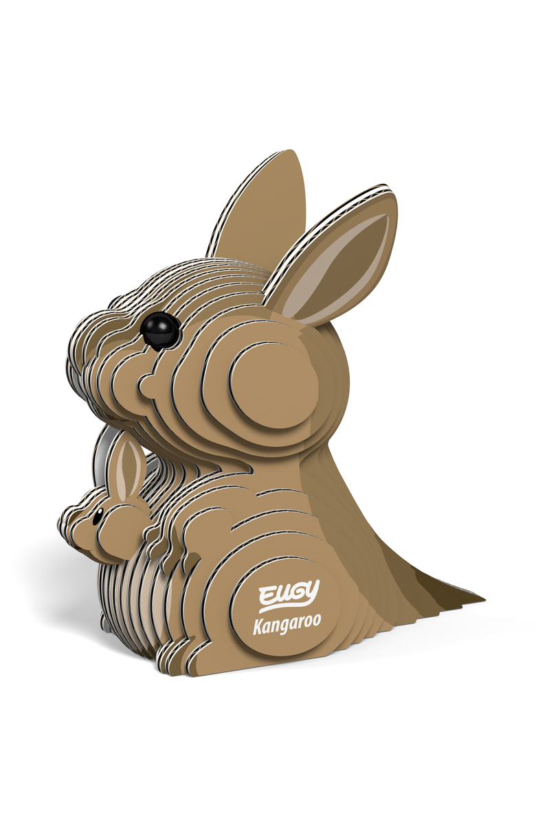 Eugy Puzzles Kangaroo 3D Puzzle, Alternate, color, NO COLOR