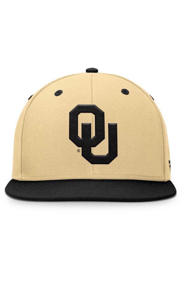 FANATICS Men's Fanatics Gold/Black Oklahoma Sooners Balance Fitted Hat, Alternate, color, Khaki