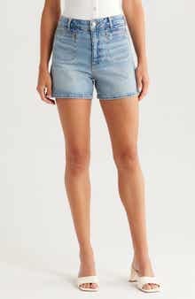 PAIGE Dani High Waist Cutoff Denim Shorts