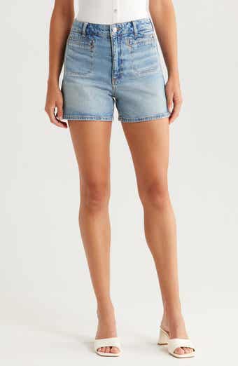 PAIGE Dani High Waist Cutoff Denim Shorts