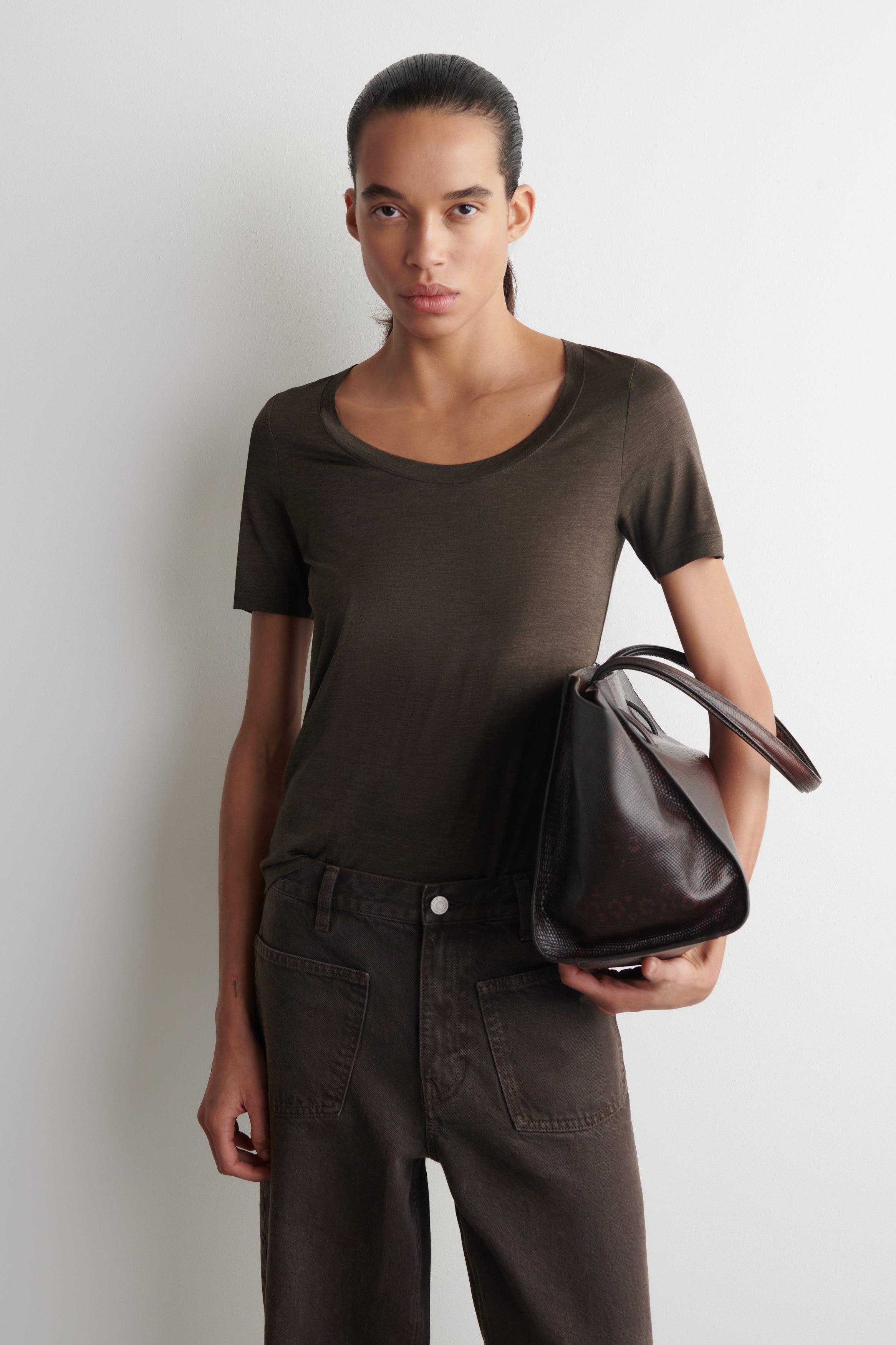 Slim Silk T-Shirt - image 5