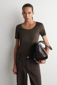 COS Slim Silk T-Shirt