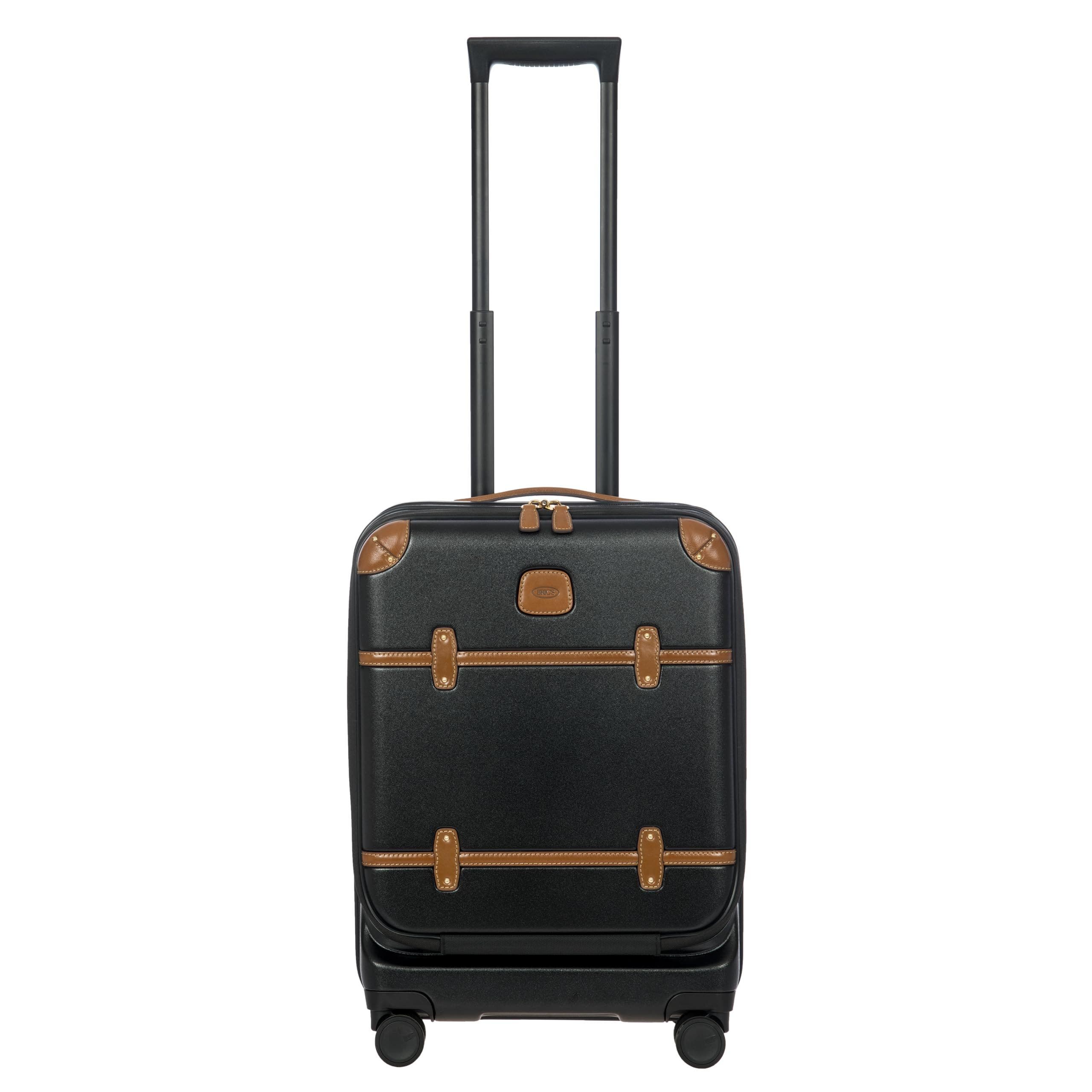 Bric's Bellagio 3.0 21" Carry-On Expandable Spinner w/Pocket, Main, color, Black