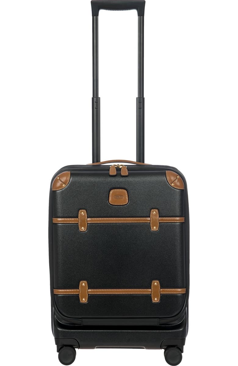 Bric's Bellagio 3.0 21" Carry-On Expandable Spinner w/Pocket, Main, color, Black