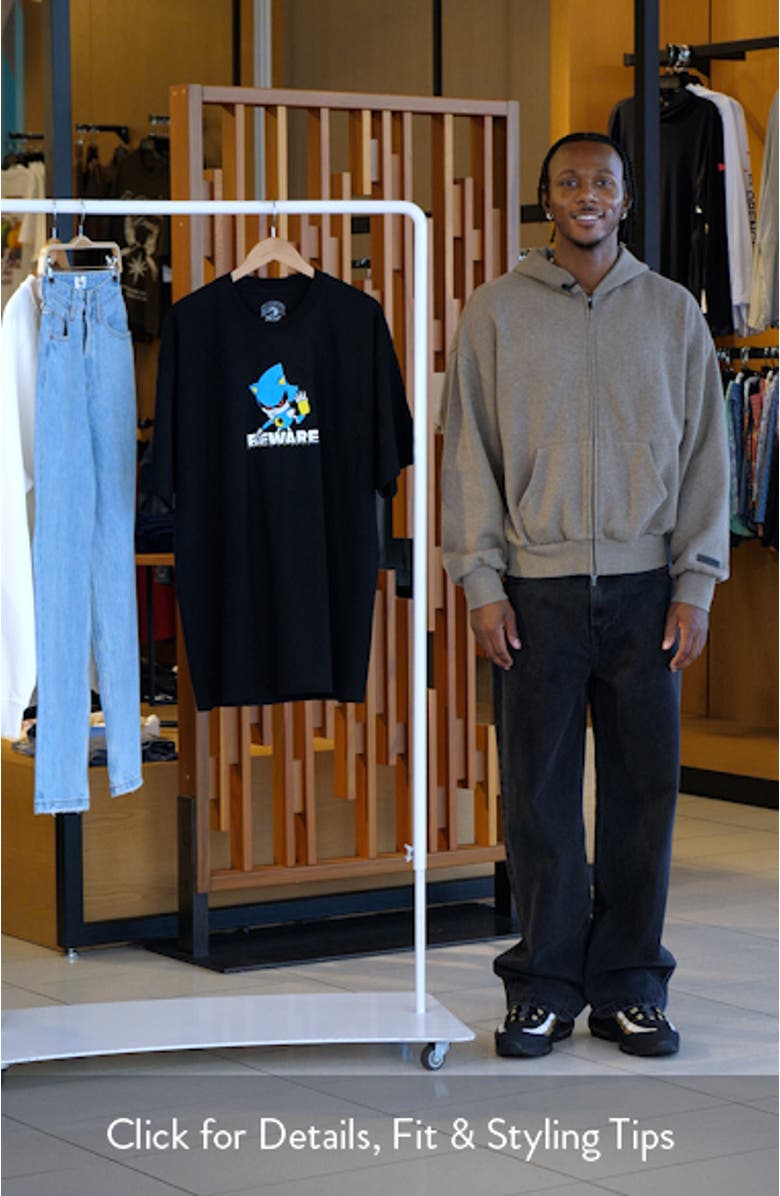 x Sonic Metal Sonic Cotton Graphic T-Shirt, sales video thumbnail