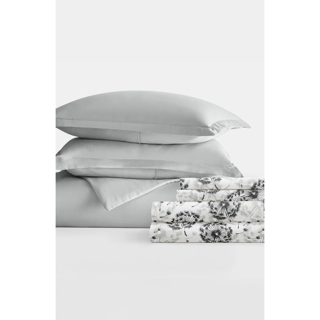 Homespun Bundle Duvet Set In Light Gray