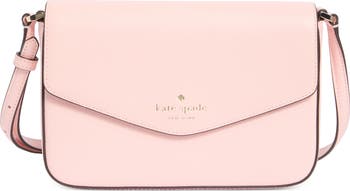 envelope flap leather crossbody bag