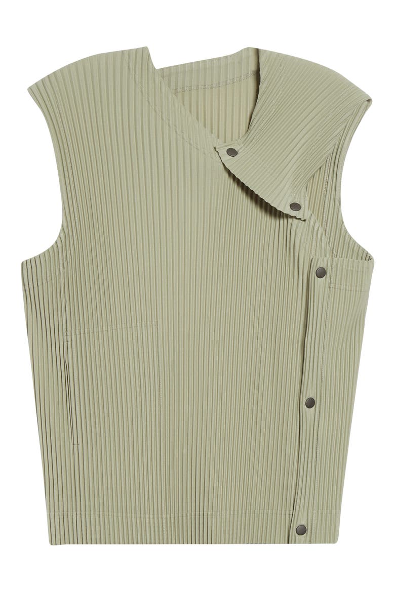 Stone Cloud Pleated Top, Alternate, color, WAVELLITE GREEN