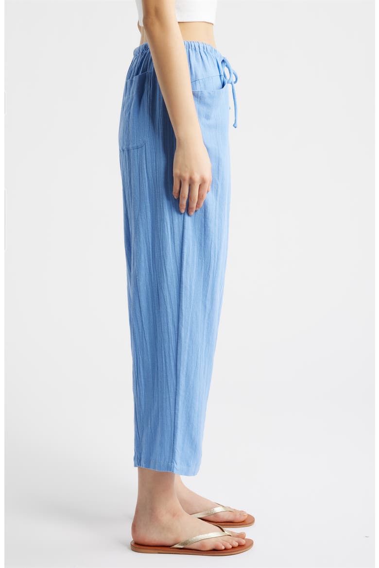 Vibe Surf Barrel Leg Drawstring Pants, Alternate, color, CORNFLOWER BLUE