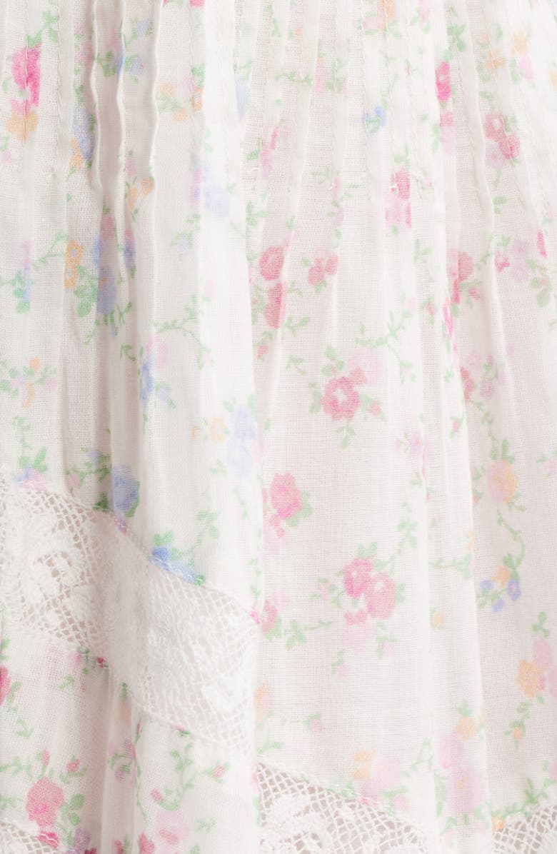 LoveShackFancy Alonna Sleeveless Minidress, Alternate, color, Confetti Bloom