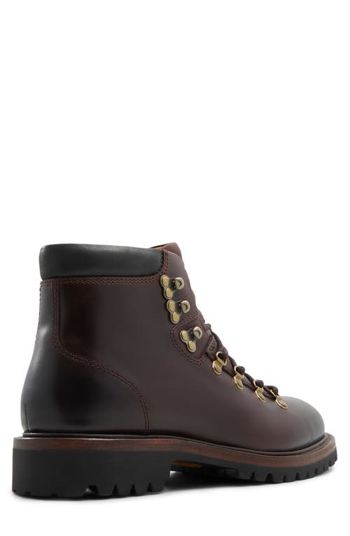 Brooks Brothers Roosevelt Lace-up Boot In Burgundy