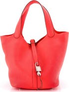 Pre-Owned Hermes Picotin Lock Bag Clemence MM