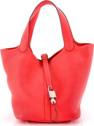 Pre-Owned Hermes Picotin Lock Bag Clemence MM