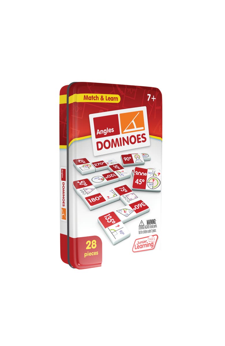 Junior Learning Angles Dominoes, Alternate, color, Multicolored