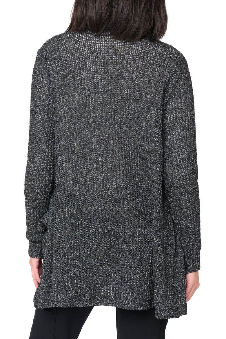 Shawl Collar Cardigan, Alternate, color, BLACK