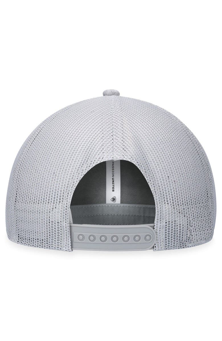 TOP OF THE WORLD Men's Top of the World  Heather Gray TCU Horned Frogs College Football Playoff 2022 Fiesta Bowl Champions Adjustable Hat, Alternate, color, 