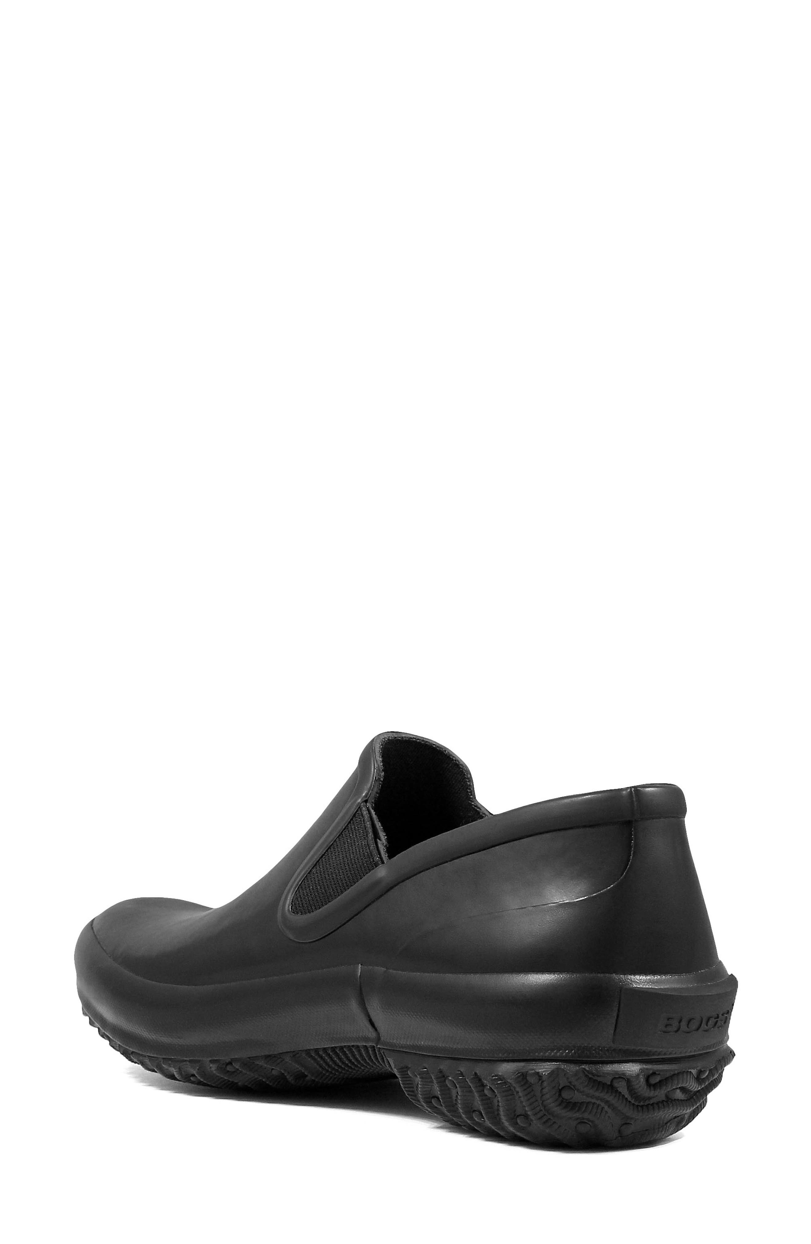 Bogs Patch Waterproof Slip-On Sneaker, Alternate, color, Black