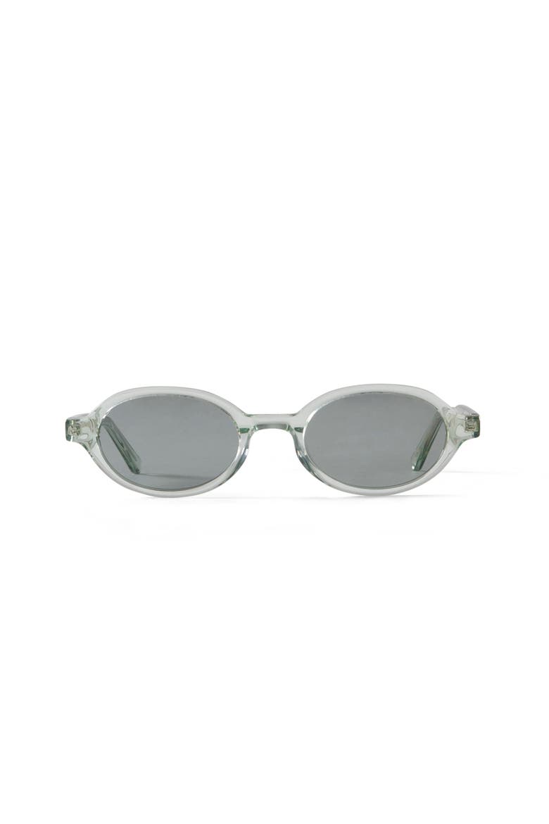 Mila Sunglasses, Main, color, Clear / Green