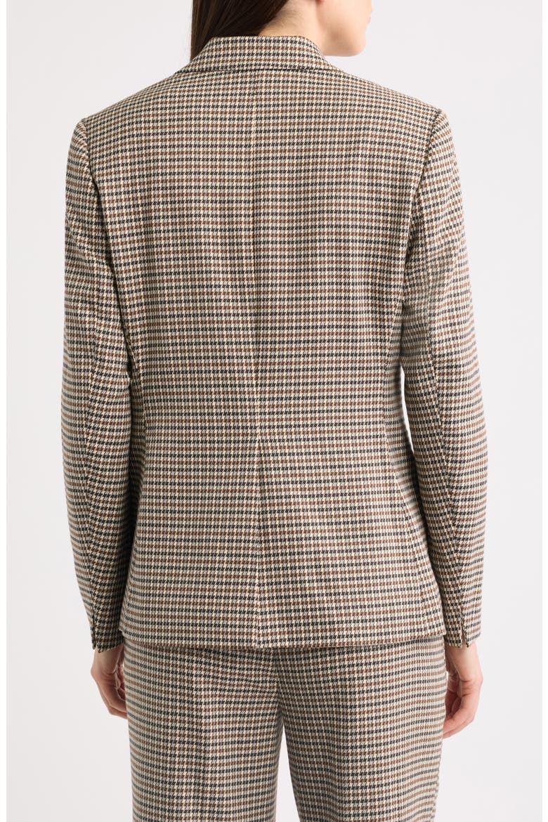 Plaid One-Button Blazer, Alternate, color, ANNE BLACK MULTI