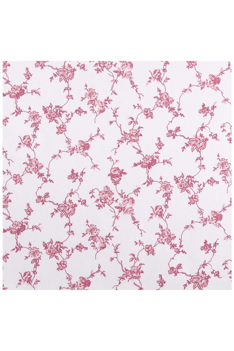Floral Toile Sheet Set, Alternate, color, WHITE