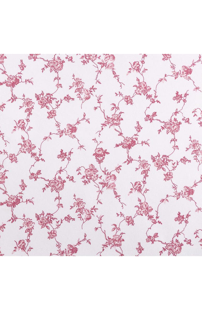 Betsey Johnson Floral Toile Sheet Set, Alternate, color, White