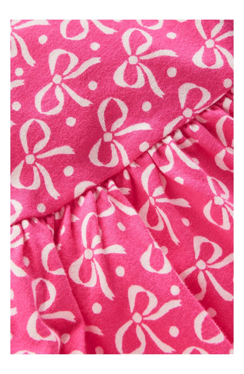 Mini Boden Kids' Ballerina Cotton Jersey Dress, Alternate, color, Pink Bows