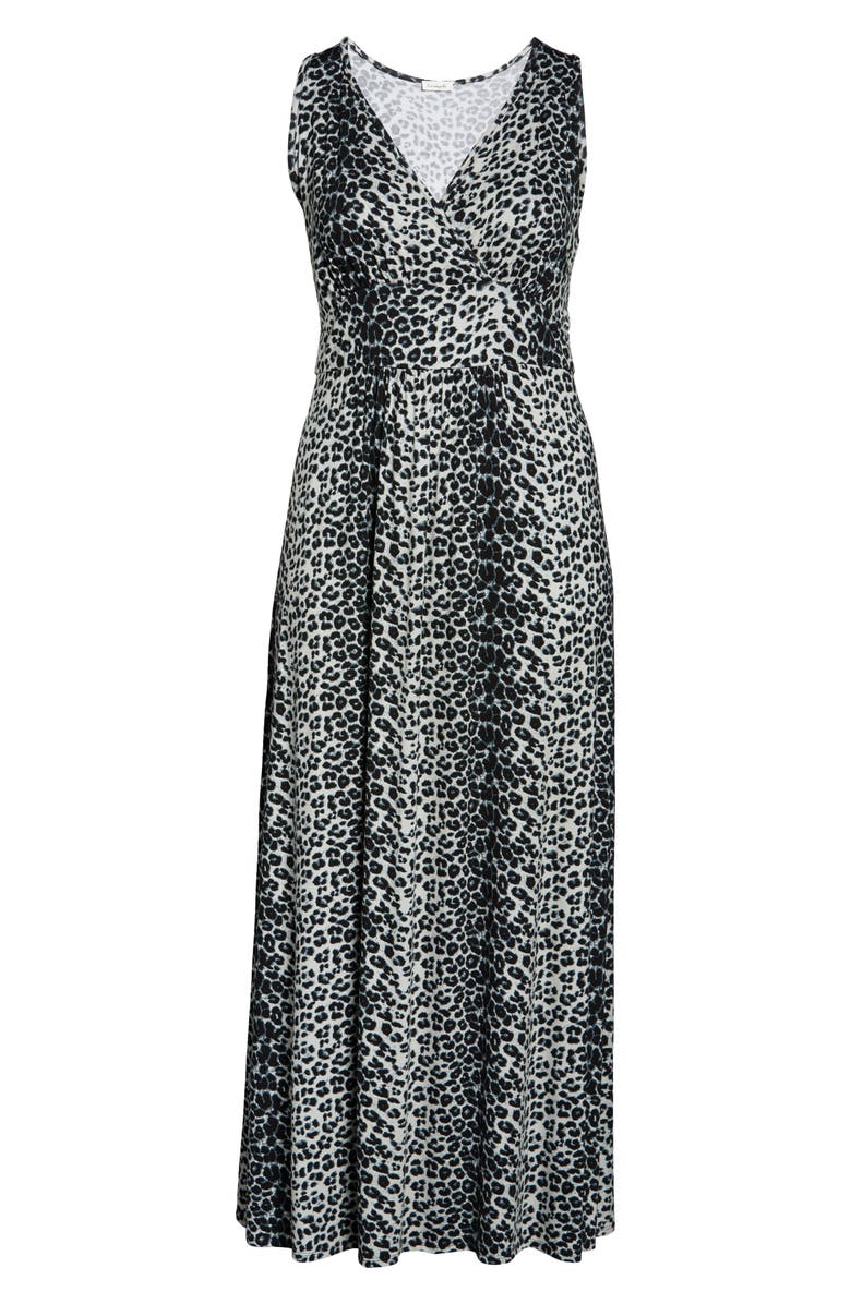 Loveappella Surplice Maxi Dress, Alternate, color, 