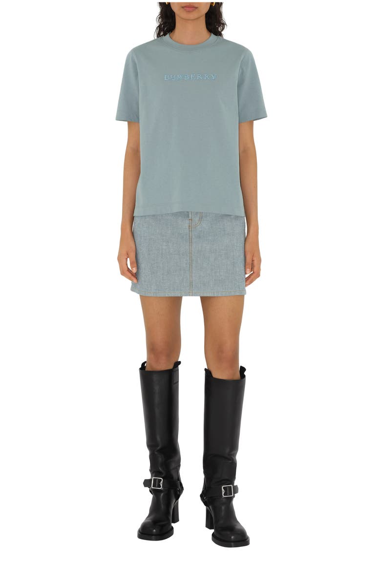 Burberry Paisley Logo Cotton T-shirt, Main, color, 