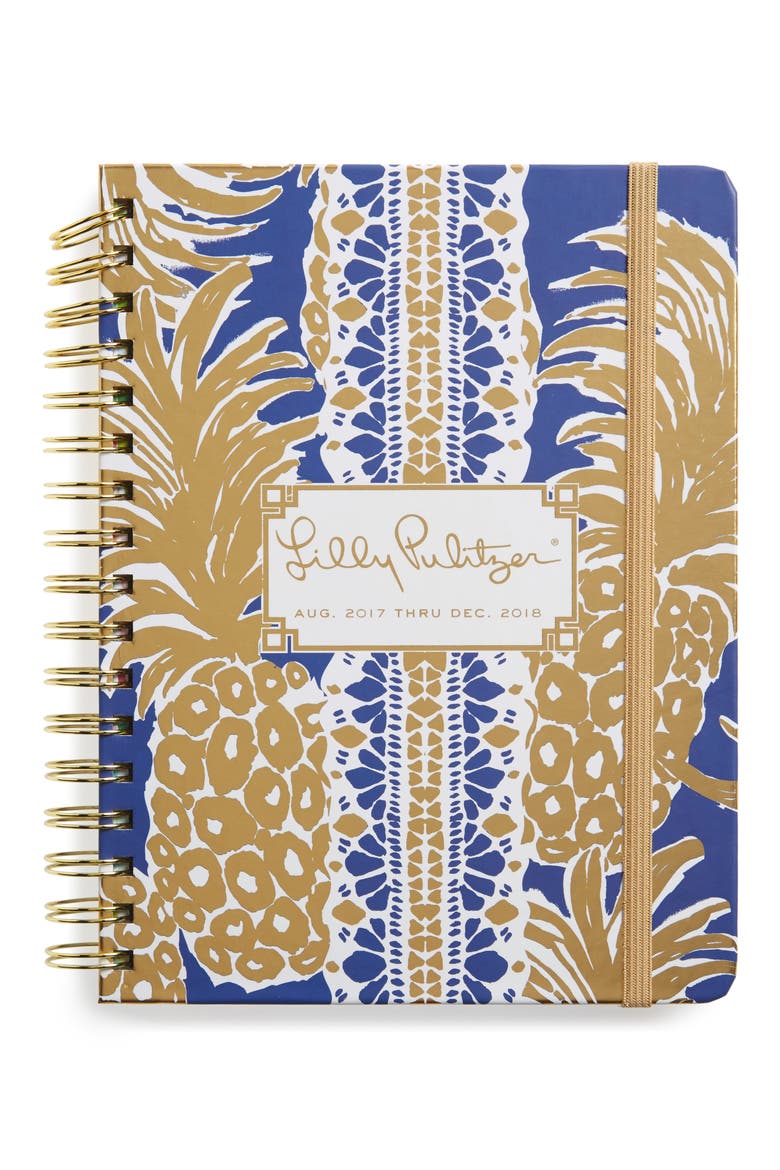 Large 17-Month Agenda, Main, color, FLAMENCO NAVY