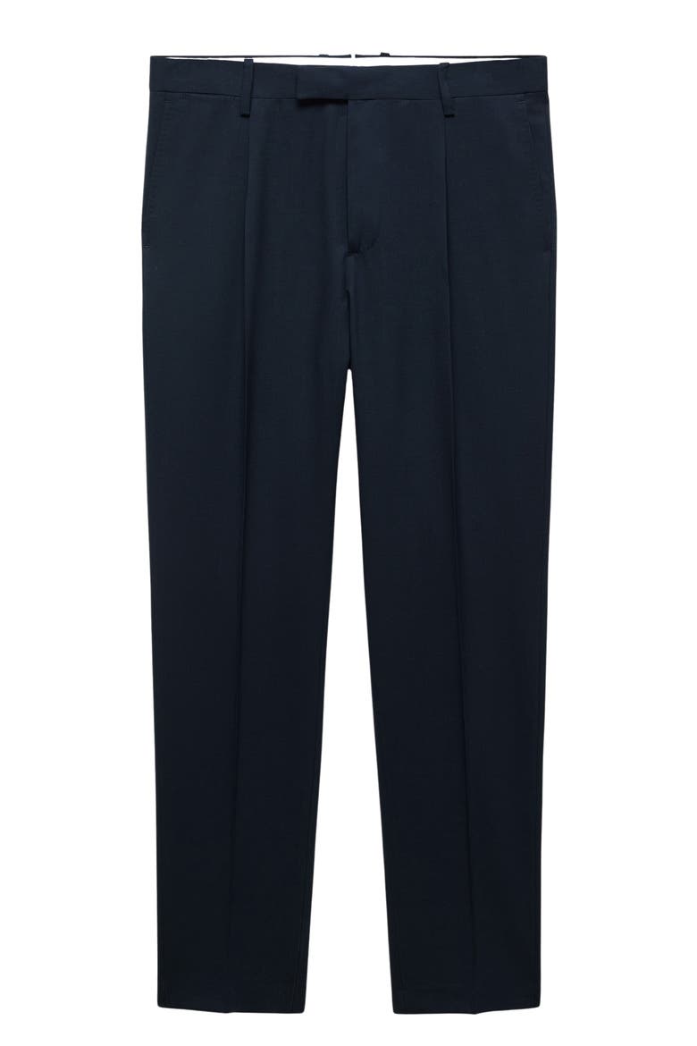 Slim Fit Virgin Wool Suit Pants, Alternate, color, DARK NAVY