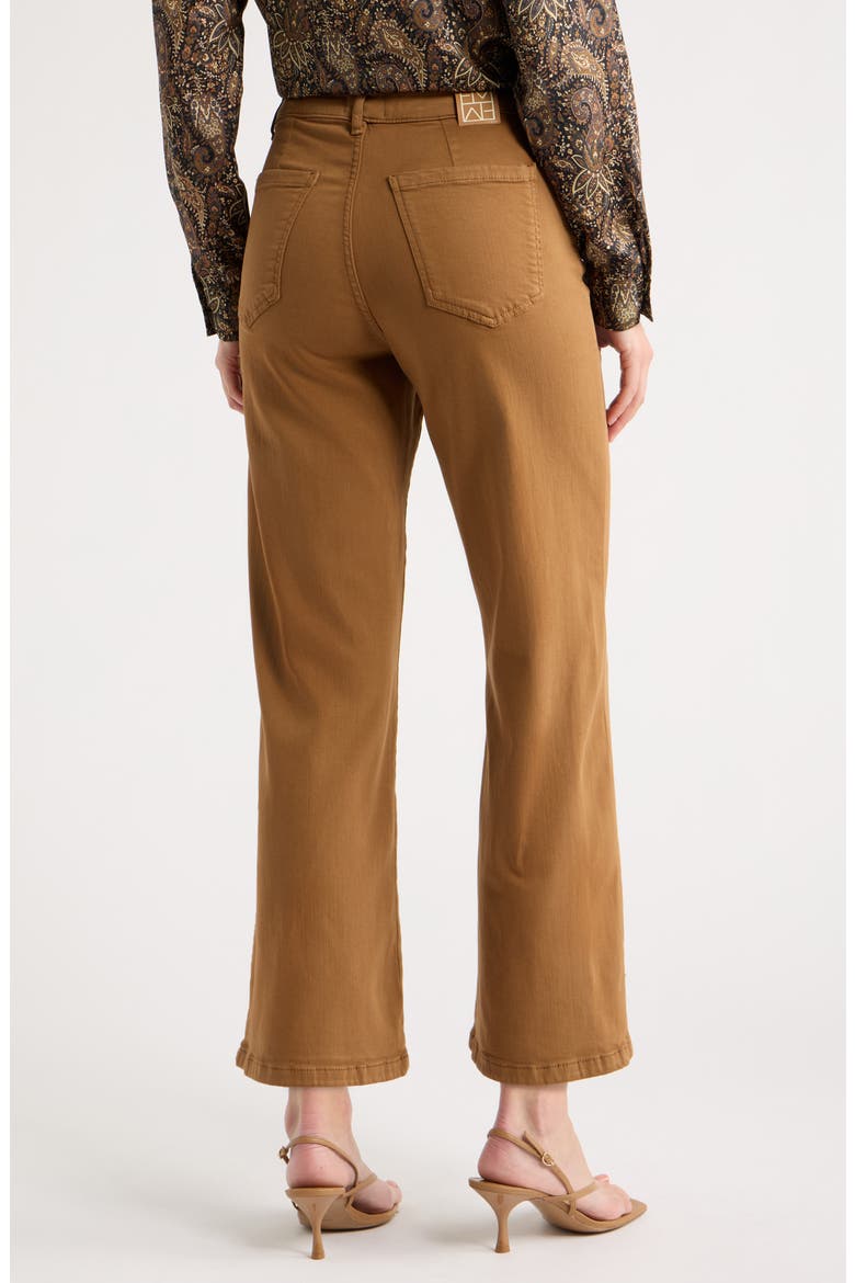 Fuxia Wide Leg Pants, Alternate, color, TOBACCO BROWN