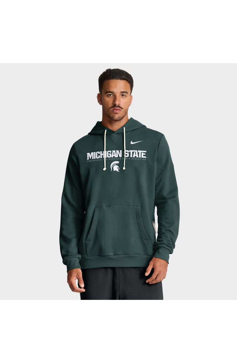 Nike Men's Nike Green Michigan State Spartans 2025 Sideline Standard Issue Dri-FIT Hoodie, Alternate, color, Green