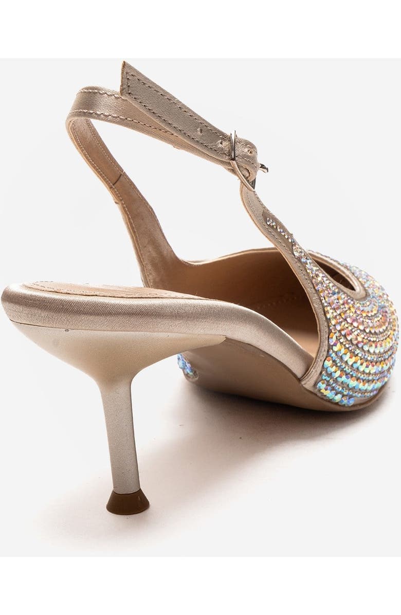 Prologue Shoes Yasmina Embellished Stiletto Pump, Alternate, color, Nude