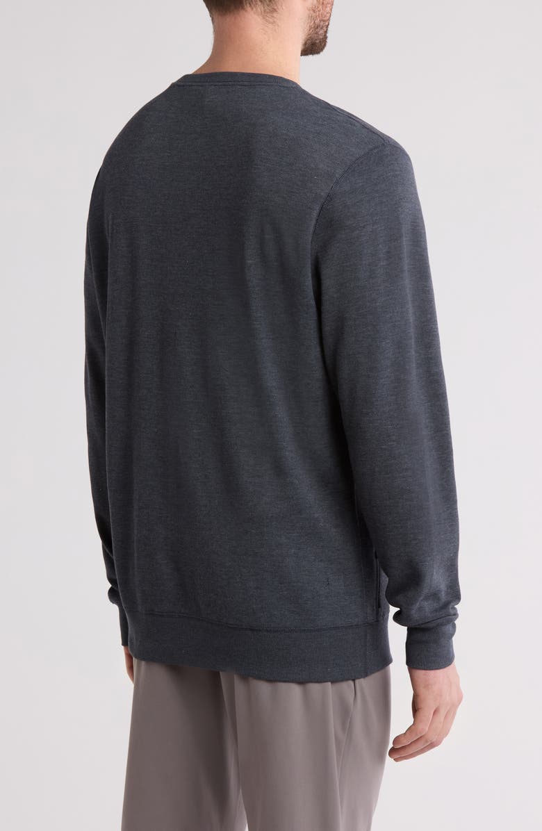 Vuori Jeffrey's Pullover, Alternate, color, Navy Heather