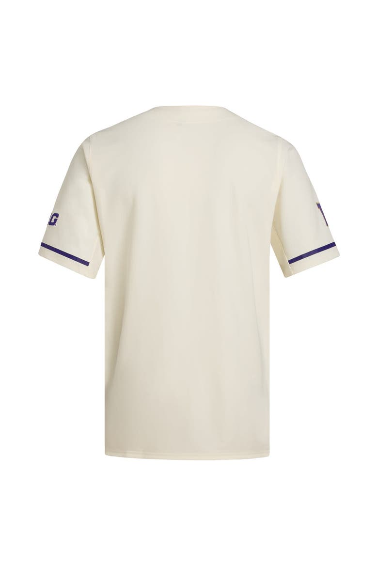 Men's adidas  Cream Washington Huskies Replica Baseball Jersey, Alternate, color, Cream