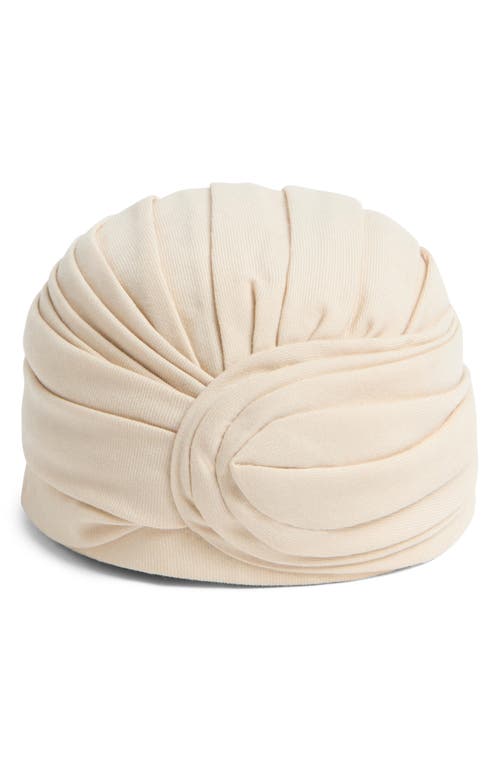 Valentino Garavani Virgin Wool Head Wrap In Latte