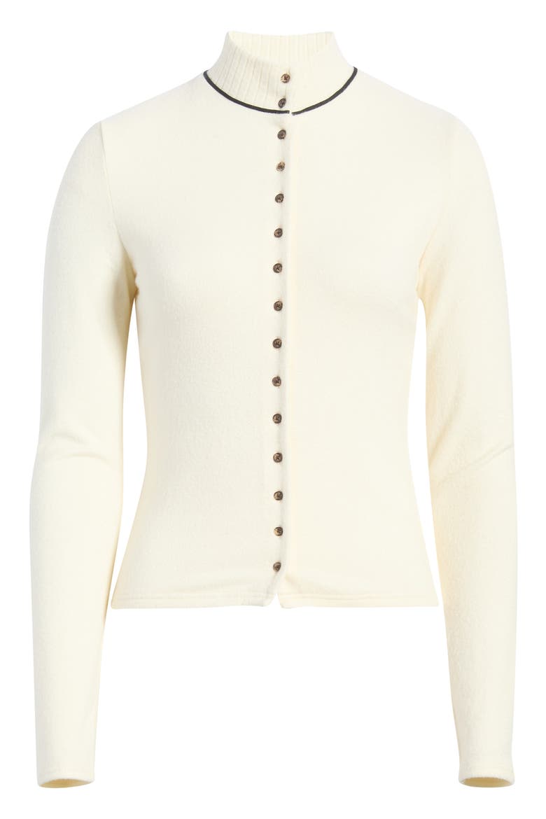 Brushed Cardigan, Alternate, color, CREAM