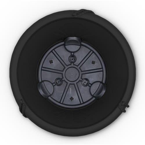 Bloem 13 Inch Lucca Self Watering Hanging Basket, Black In Black