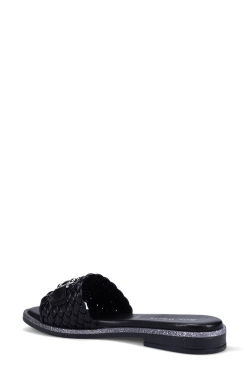 Ron White Vani Slide Sandal In Onyx