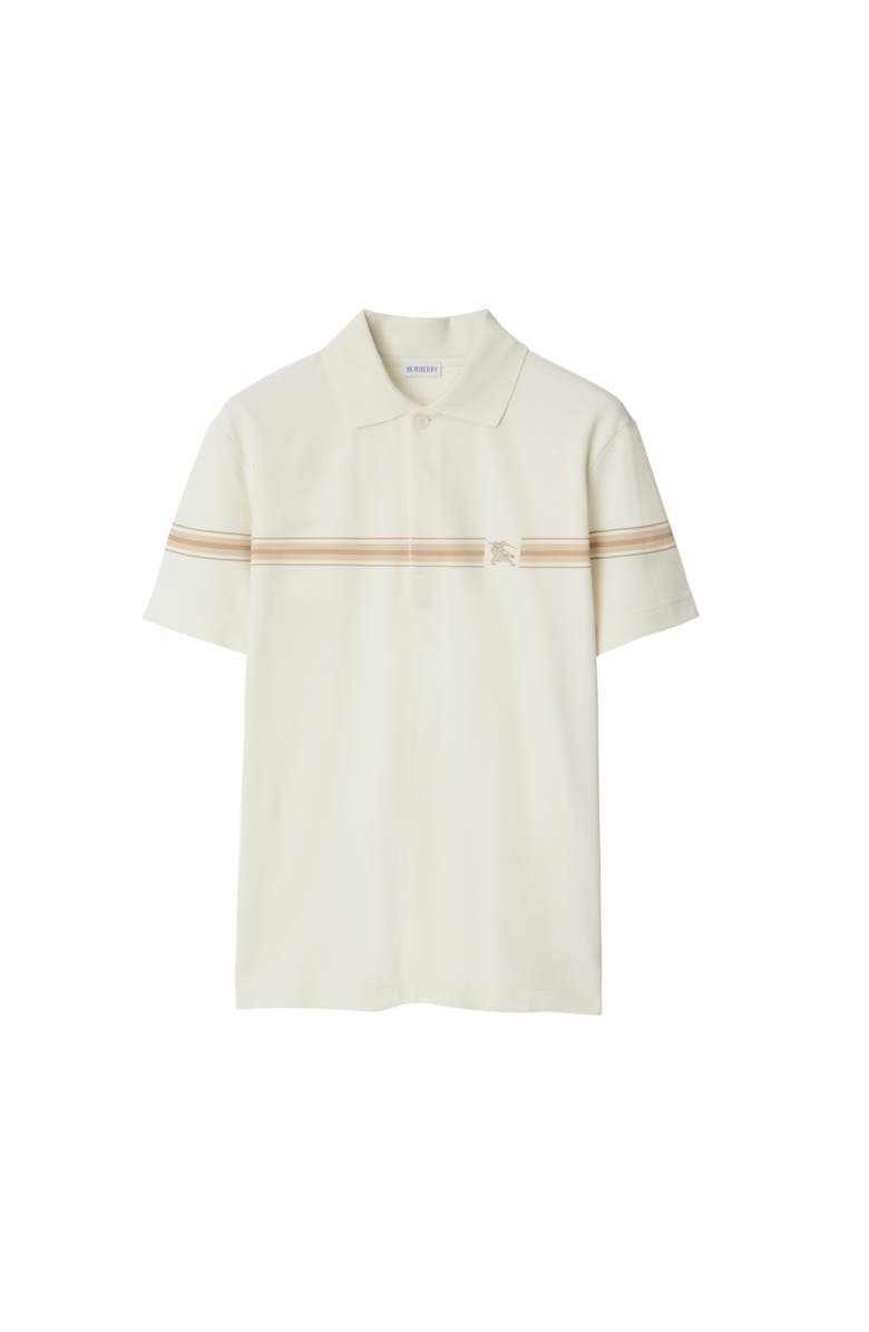 Burberry Striped Cotton Polo Shirt, Alternate, color,