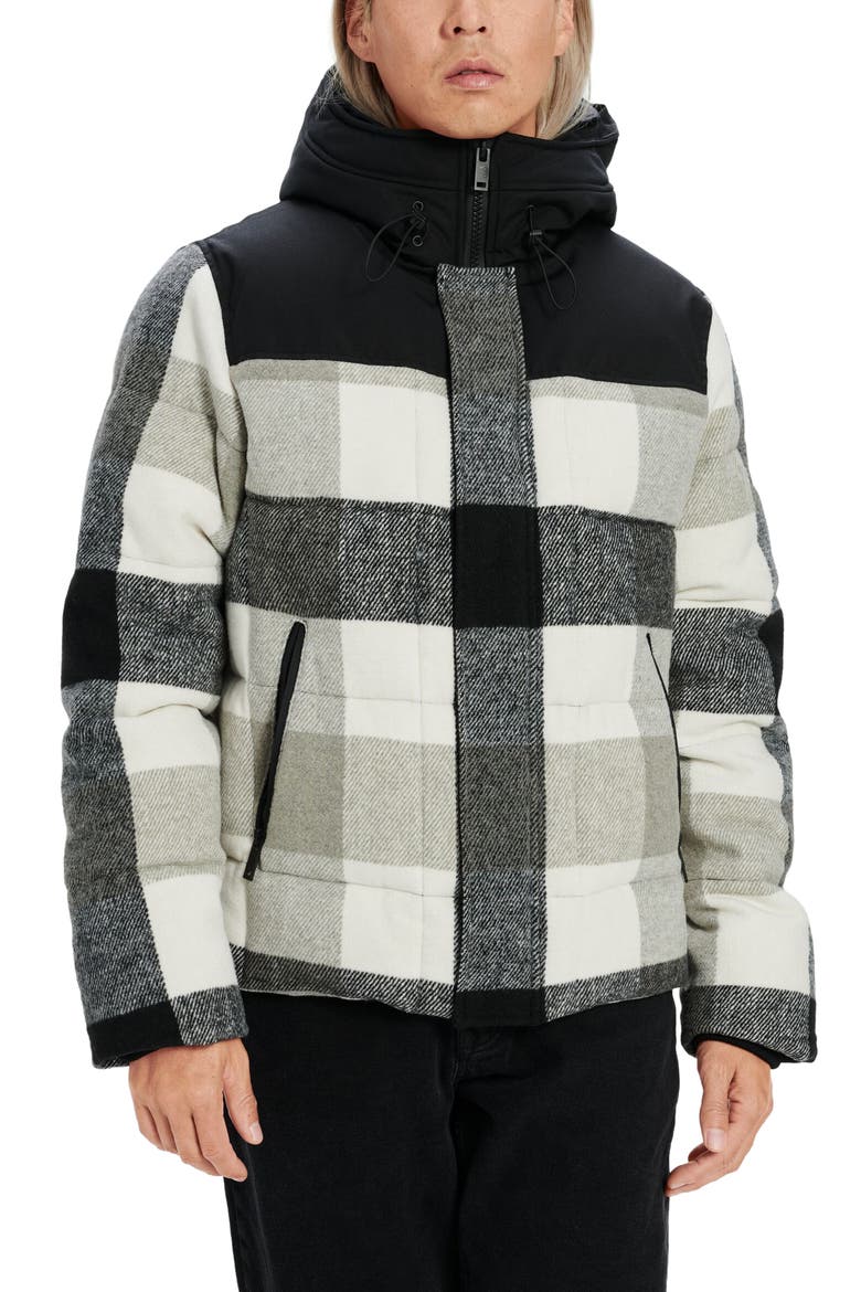 Cadin Down Parka II, Main, color, GREY PLAID