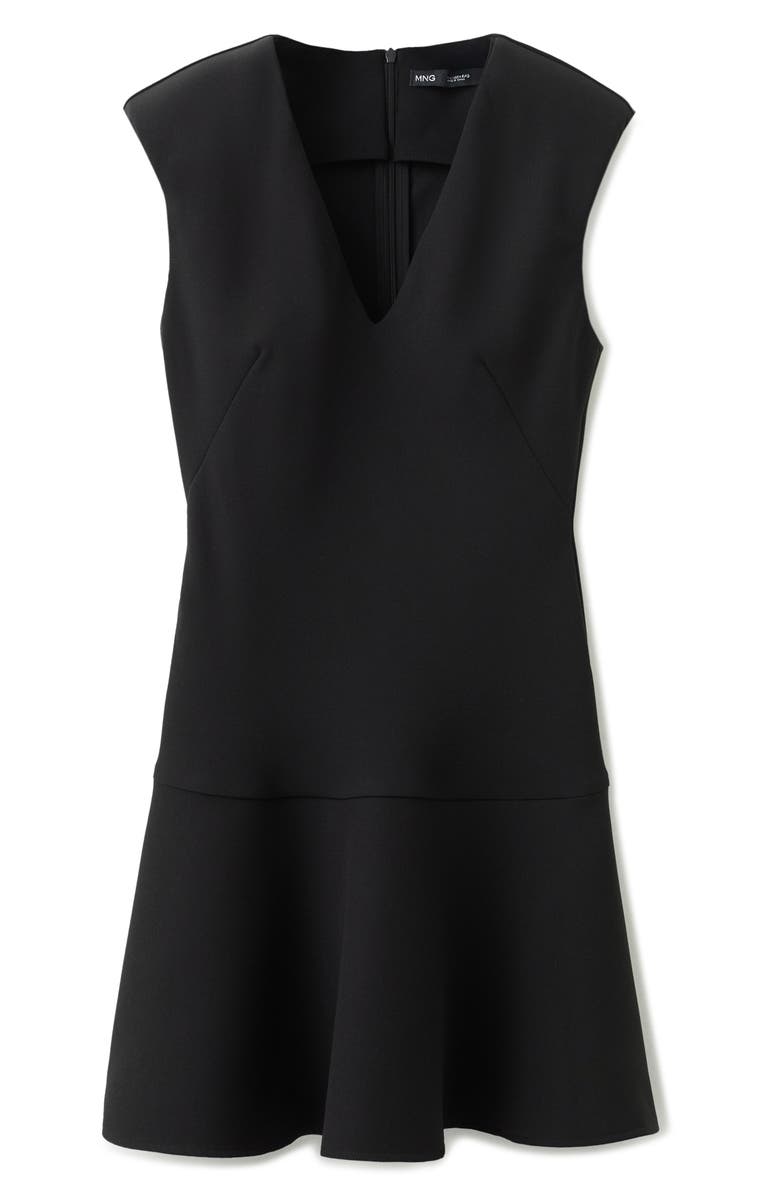 MANGO Landis Minidress, Alternate, color, Black